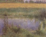 Wladyslaw Podkowinski Field of Lupins USA oil painting artist